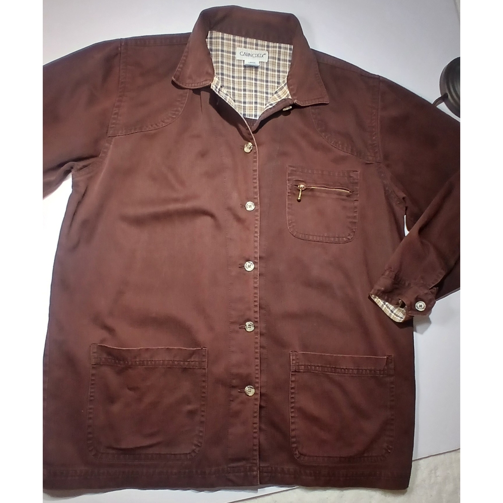 Chore Utility Barn Coat Jacket Utility Canvas Large Excellant Condition